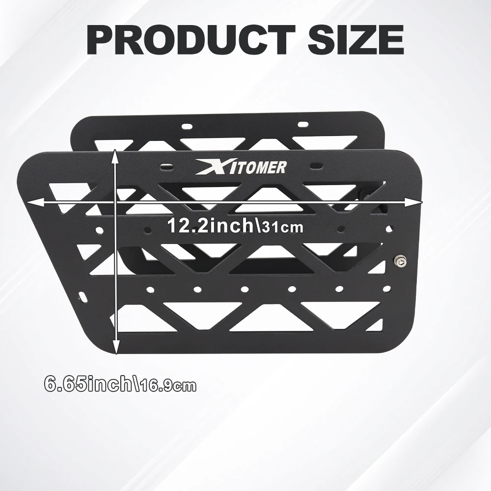 Motorcycle Saddlebag Support Racks Fit For Super73 S2 Mounting Brackets Pannier Racks Side Carrier Aluminum