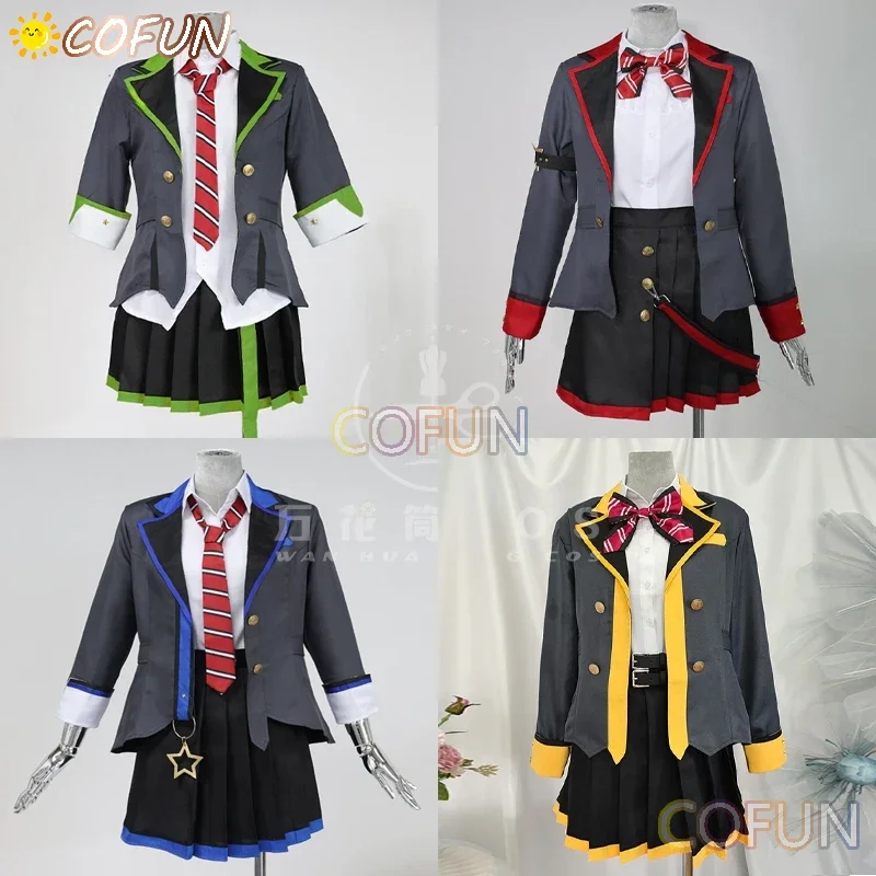 Project Sekai Tenma Saki Hoshino Ichika Hinomori Shiho Mochizuki Honami Cosplay Costume PJSK Uniform Cos Halloween Party