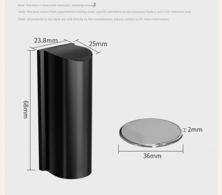 Magnetischer Türstopper – Vermeidung der Türschäden, verhindert das Zuschlag der Tür, schützt Wände für alle Türmaterialien und Türbeschläge – Detail 18