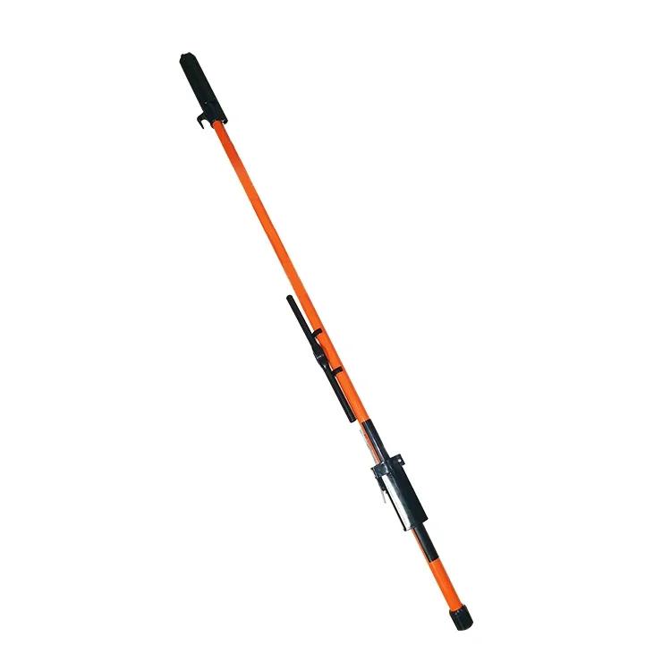 SS2 Series Insulated Shotgun Stick 1.8-4m Epoxy FRP Alloy Hook Live Non-Live Work