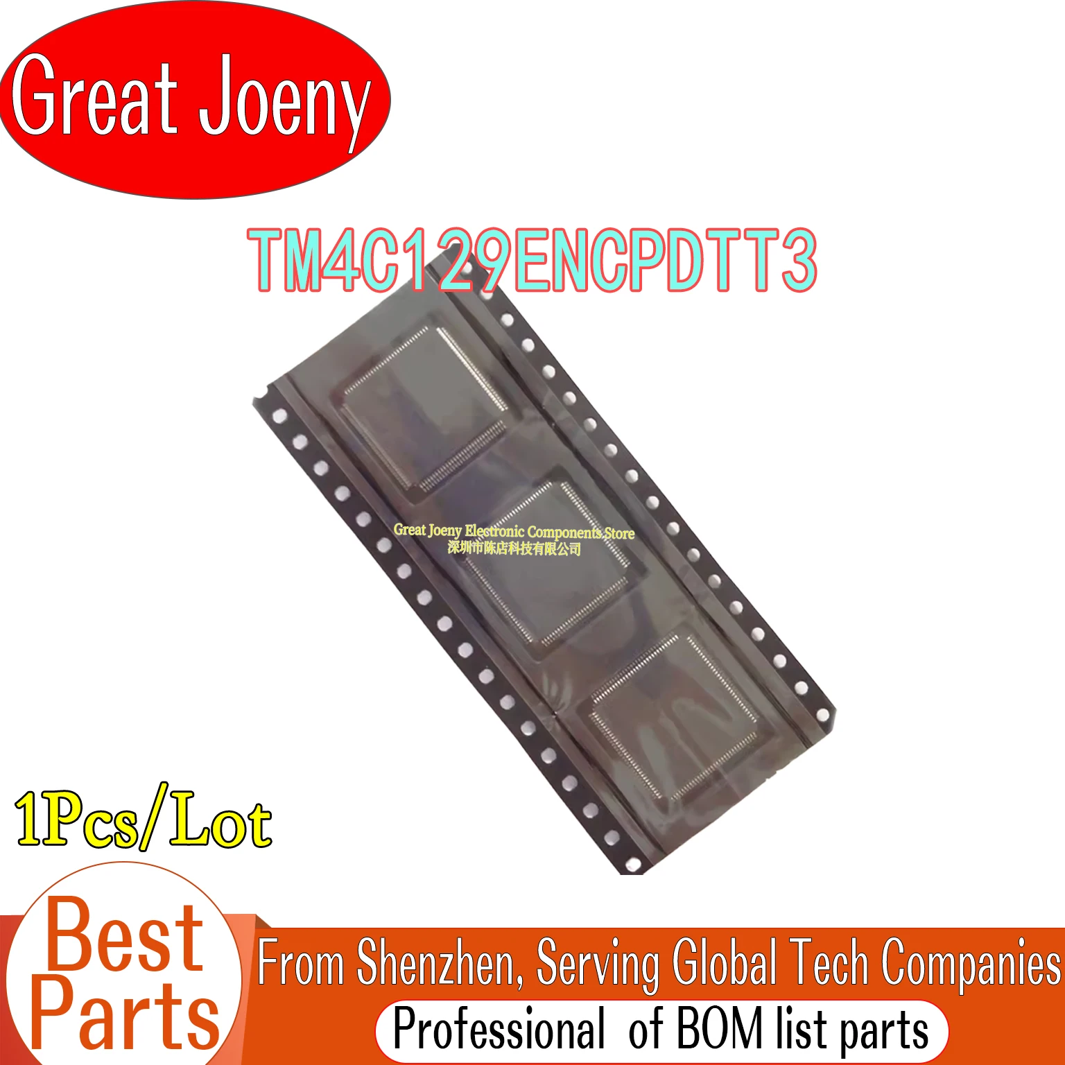 

100% New Original TM4C129ENCPDTT3 TM4C129ENCPDTT3R IC MCU Chipset TQFP-128