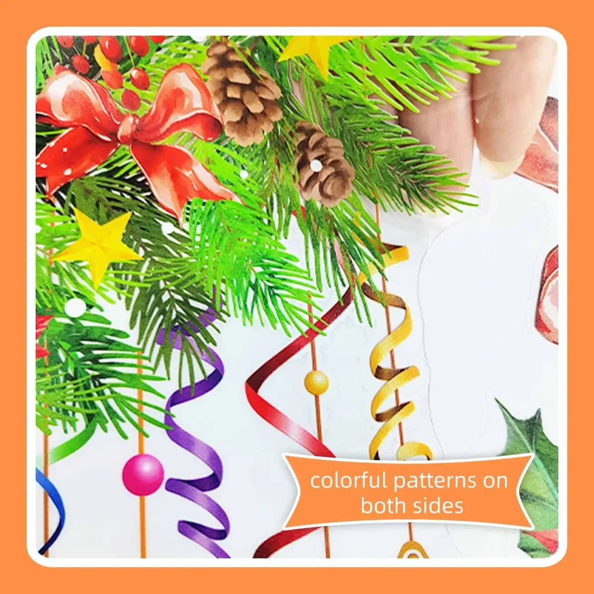 Christmas Decorations Clings PVC Stickers for Home Window Decals Electrostatic New Year Xmas Room Decor Stickers Double-sided