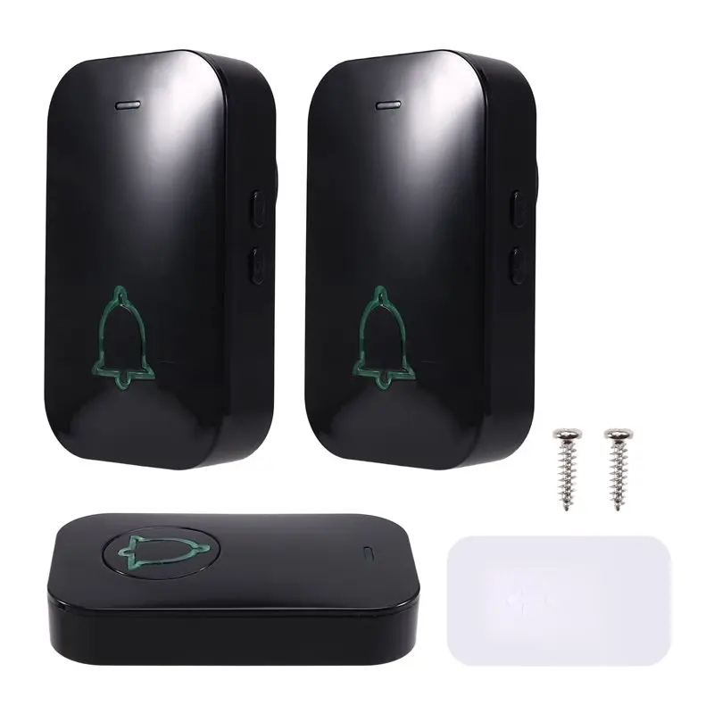 

ABUO-Doorbell Loud Classroom Doorbell For Home Office Kids Room Teachers & Hearing-Impaired, Long-Distance Loud Doorbell