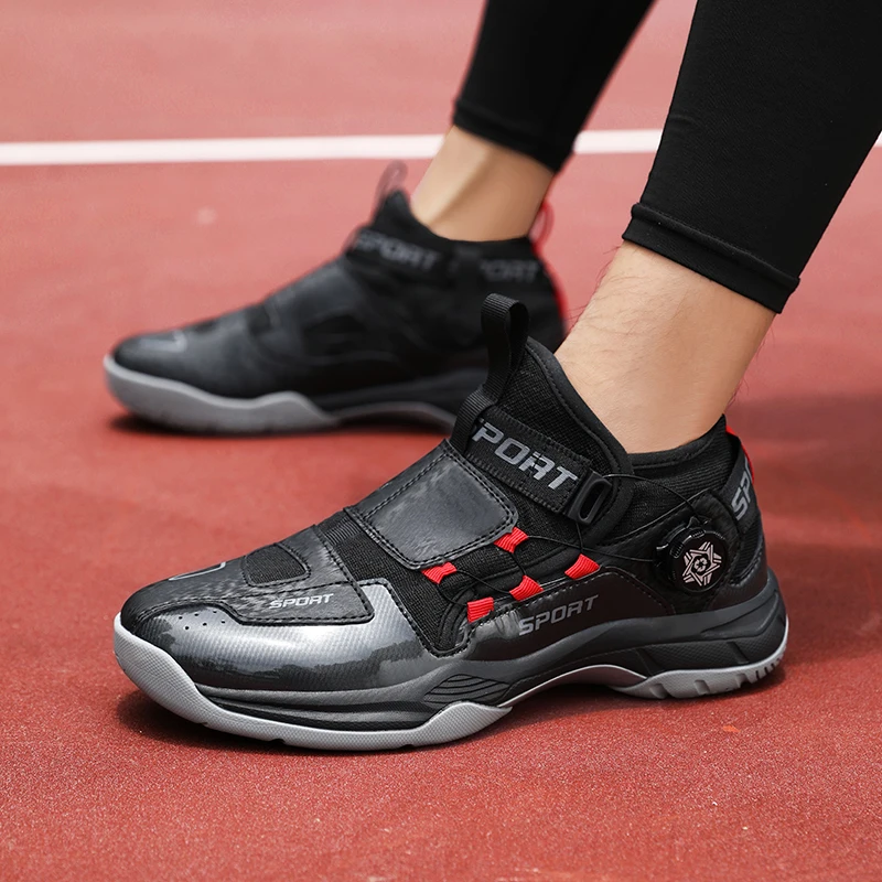 Professional Badminton Training Unisex Quick Lacing Table Tennis Shoe Couples Luxury Brand Sports Shoe Designer Court Shoes Boy