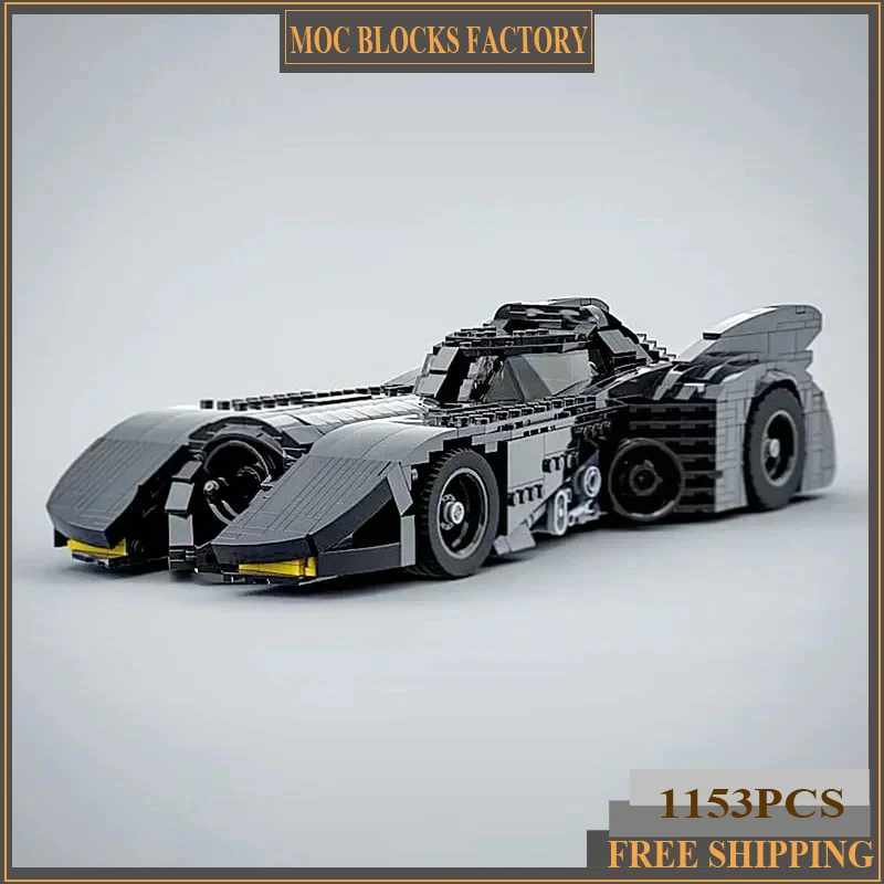 Hero Movie Car Model Moc Building Bricks Bat Night Supercar Technology Modular Blocks Gifts Christmas Toys DIY Sets Assembly