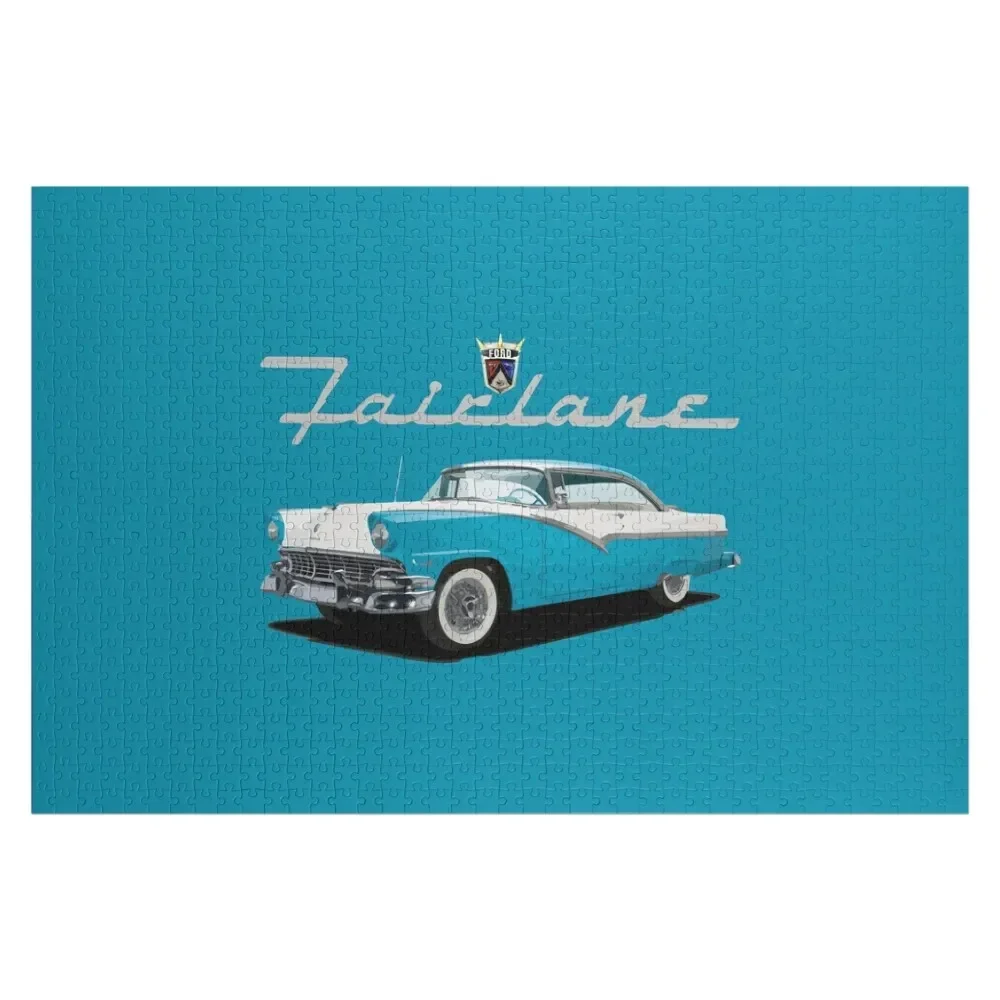 

1956 Fairlane Victoria Jigsaw Puzzle Custom Gifts Christmas Gifts Puzzle