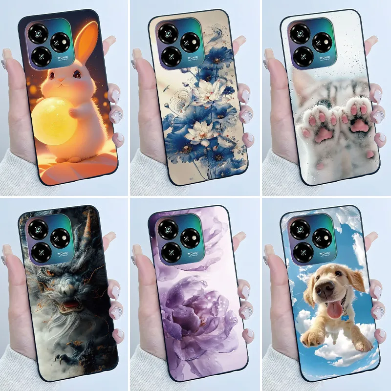 Funda para ZTE Blade V60 Design V60 Vita Nubia V60 Design Axon 60 Lite, funda trasera de silicona suave, bonita y genial, de lujo, para niños y niñas
