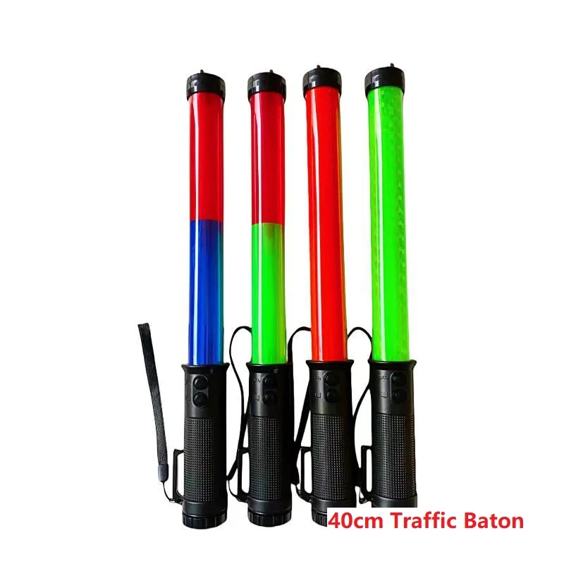 Imagem -05 - Electronic Whistle Charging Traffic Control Stick Luz de Advertência Led Multifuncional Piscando Stick 40cm