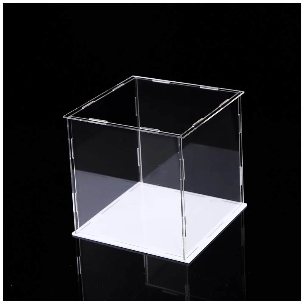 

Display Case Acrylic Showcase Dustproof Protection Multiple Size 20*10*10