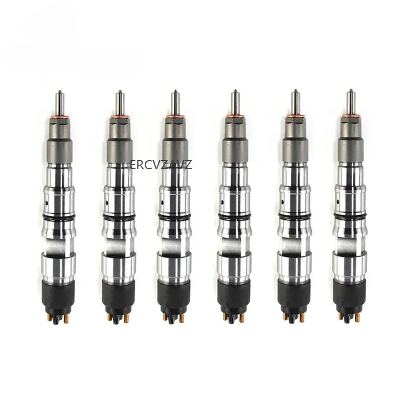 6pcs 6D102 PC200-8 Diesel Fuel Injector set 0445120231 3976372 5263262 For Bosch Cummins Komatsu PC220-8 PC210-8 QSB6.7 Engine