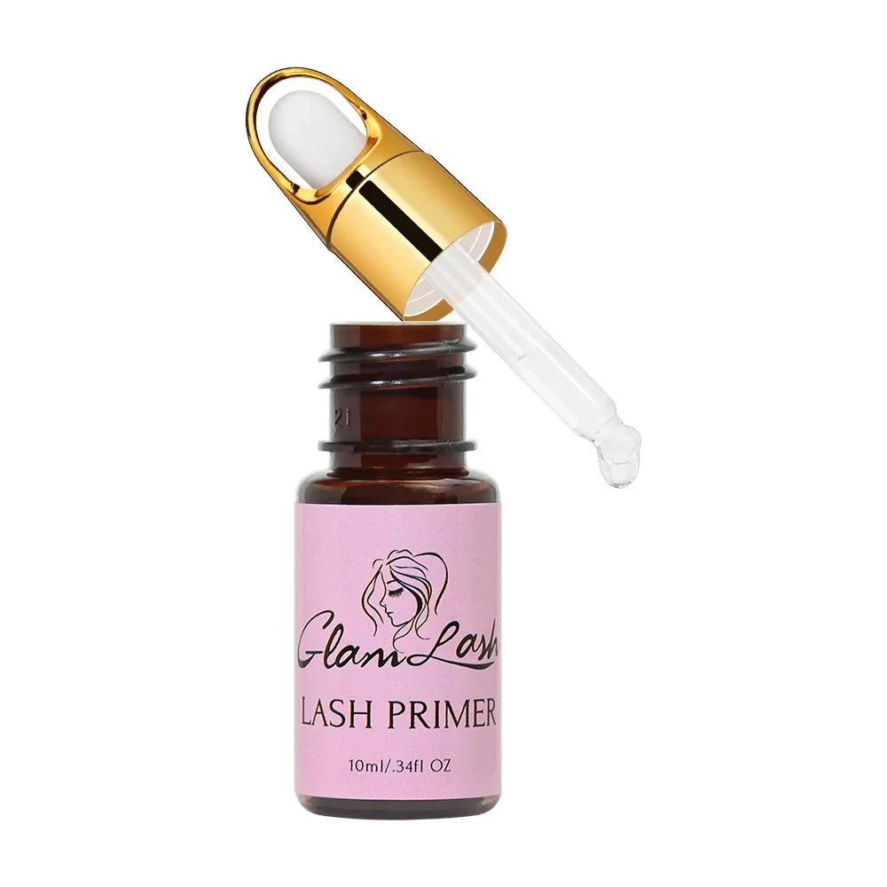 GLAMLASH 10 ml Lash Extension Primer Super Bonder für Wimpernverlängerung Kleber Heilung Klebstoff Bonding Wimpern Langlebiger Lash Bonder
