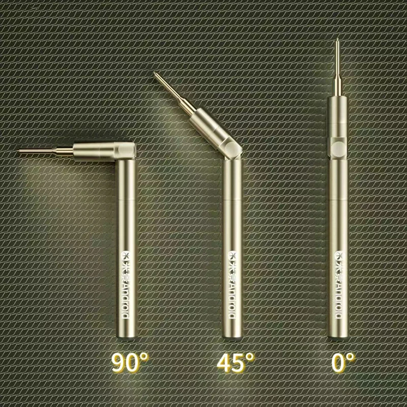 MIJING Scheda Principale A Strati Vite Penna Angolo Girevole Inclinato Nastro Anticorrosione Magnetico S2 In Lega di Acciaio Per La Riparazione Del Telefono Android