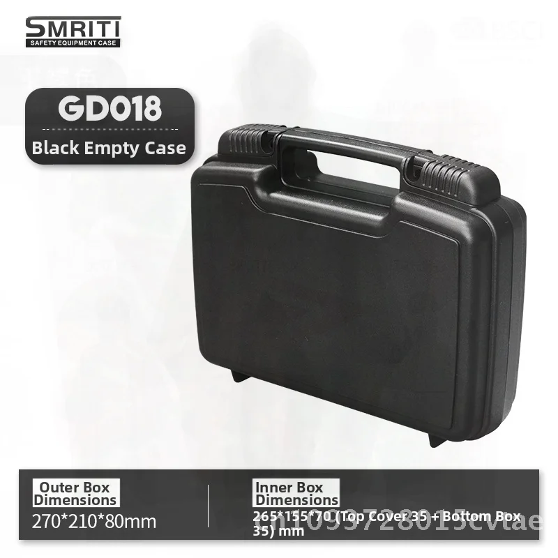 صندوق تخزين الأدوات البلاستيكية المحمولة، صندوق معدات الحماية الآمنة، صندوق أمان لعرض الأدوات والمعدات #2
