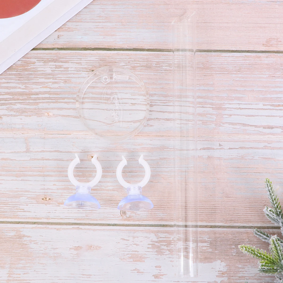 

Acrylic Shrimp Feeding Tube 2.5x22cm Clear Durable Food Basin Convenient Leak Resistant Shrimp Food Tube Feeding Basin