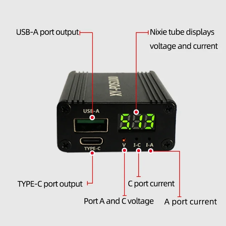 QC4.0 QC3.0 typ-C DC12-28V 100W dół moduł szybkiej ładowarki do telefonu komórkowego dla Huawei SCP/FCP Apple PD Arduino moduł