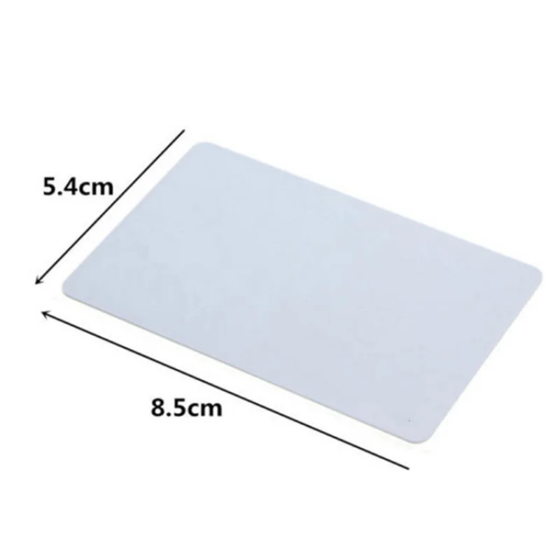 100pcs custom Wholesale 13.56Mhz/125Khz Rfid Smart Card Blank PVC NFC Card