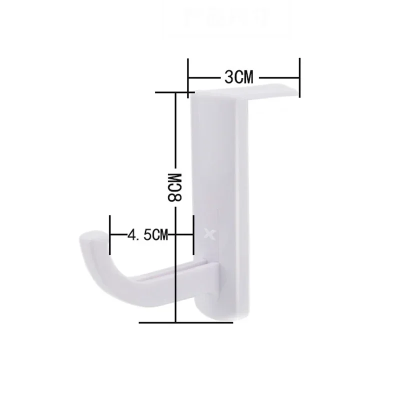 ユニバーサルヘッドハンガースタンドブラケットフックpcモニターのりホルダーラックオーガナイザー