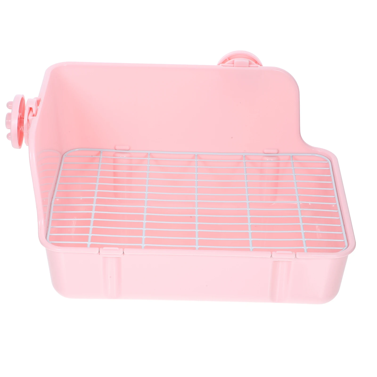 

Pet Toilet Reusable Bunny Potty Plastic Litter Box Wear Resistant Detachable Daily Use Ferret Hamster Guinea Pig Chinchilla