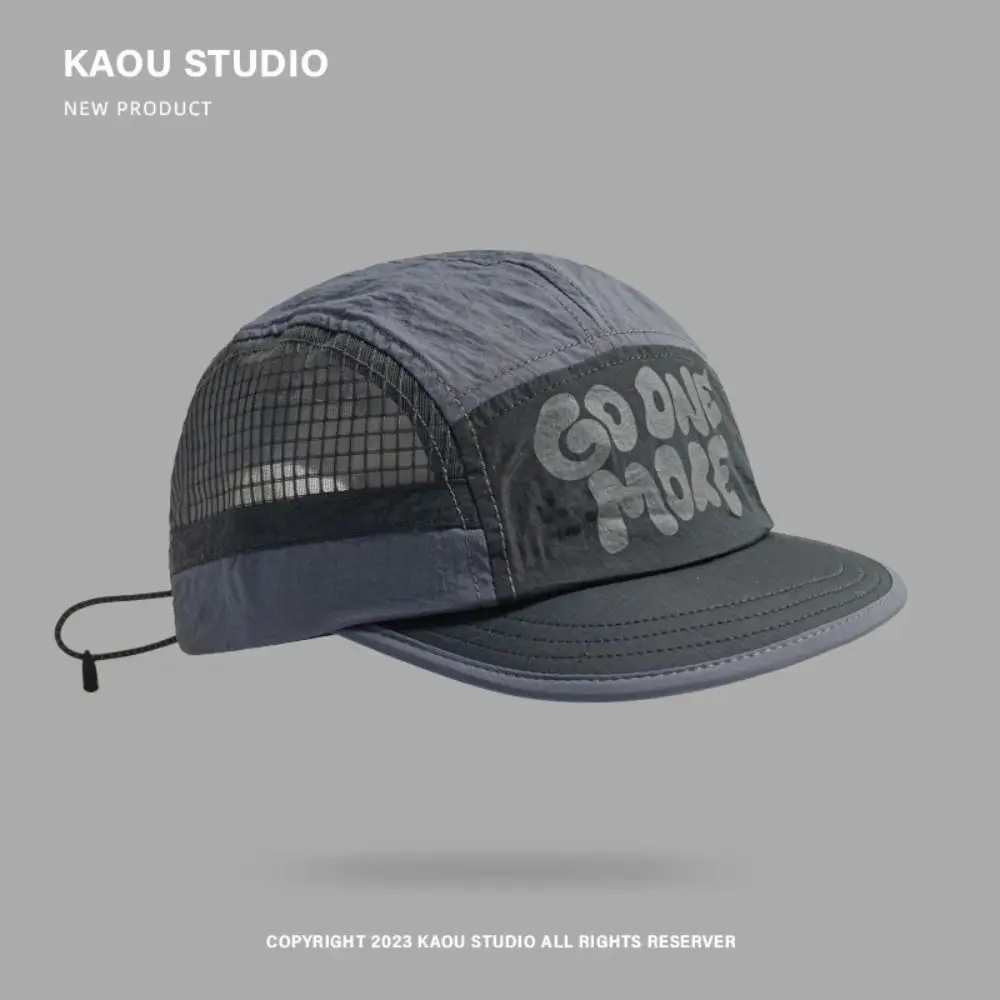 لينة حافة التجفيف السريع قبعة بيسبول الشمس حماية الهيب هوب قبعة تنفس قبعة عادية خفيفة الوزن شبكة تشغيل قبعات الرجال والنساء