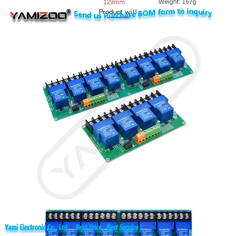 4-8-Kanal-Relaismodul 30A mit Optokoppler-Isolation 5V 12V 24V unterstützt Hoch- und Niedrigpegel-Auslösung – Detail 6