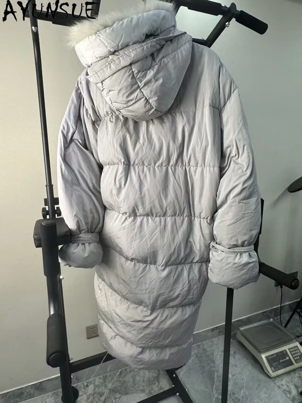 AYUNSUE Winter Down Jacket Men Clothes Mid-length Warm Mens Coats Unique Coat Promotion Minor Flaws Non Refund Non Exchange