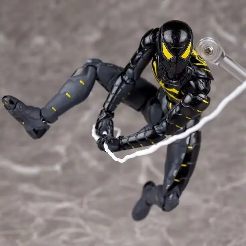 15cm Anime Spider Man Action Figures Movable Model Kit Desktop Ornament Statue Trendy Toy Boy Birthday Creative Collectible Gift