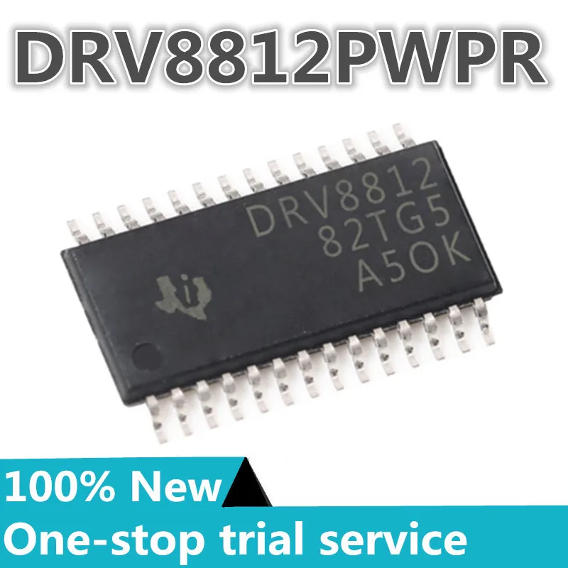 

5-100 шт. Оригинальные новые чипы DRV8812 DRV8812PWP DRV8812PWPR HTSSOP-28 для управления двигателем постоянного тока 1.6A 45V