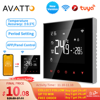 AVATTO Tuya WiFi/ZigBee Smart Thermostat,Electric Heating Water Gas Boiler Temperature Controller For Alexa,Google Home,Alice