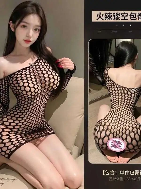 Sexy Weibliche Hohl Mesh Schräge Schulter Tasche Hüfte Mini Kleid Sheer Elastische Dünne Mesh Kleid Elegante einteiliges Tops 2025 neue CUX8