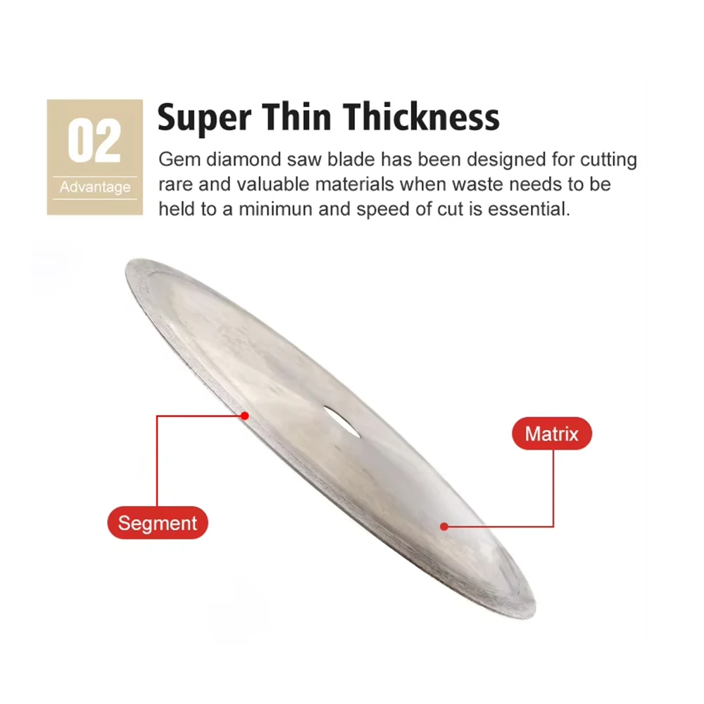 100 إلى 350 مللي متر أسطوانة تقطيع الماس لملحقات دوارة عجلة طحن بتصميم ماسة سوبر رقيقة شفرة المنشار عجلات مجوهرات حجر زجاجي #4
