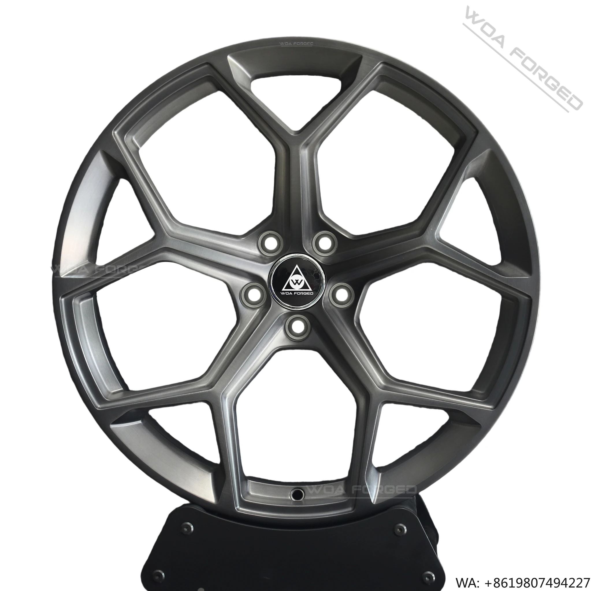

Forged 5x112 Wheel 18 19 20 21 22 Inch Custom Brushed Gunmetal Staggered Alloy Racing Car Rim for A4 A6 A7 Rs4 Rs6 Rs7 RS8