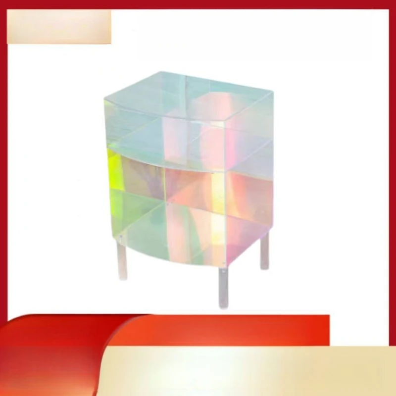 

Light luxury acrylic sofa edge few bedroom sofa colorful coffee table household square simple acrylic bedside table