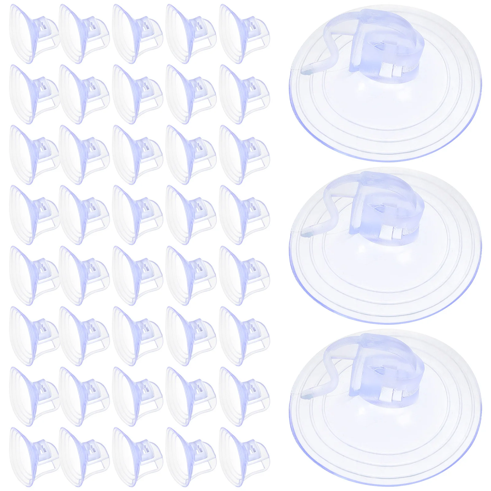 100 قطعة الزجاج الأمامي ظلة شفط كأس لاصق قوي واضح الرؤية سهلة التركيب سيارة الزجاج حماية شفط الكؤوس للزجاج