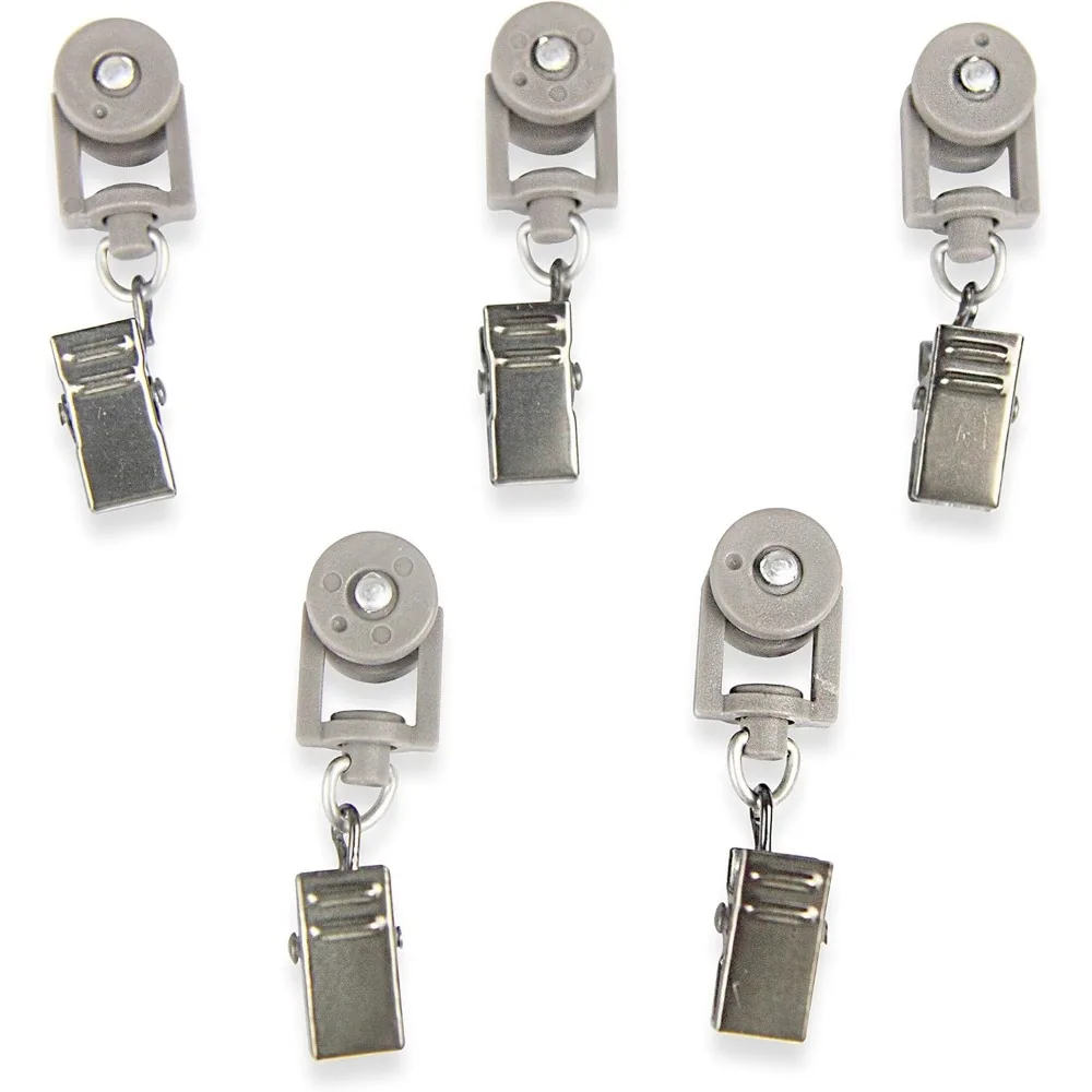 合金カーテン用コードレストラバースロッド、48～86インチ、ピューター仕上げ、長持ちし使いやすい