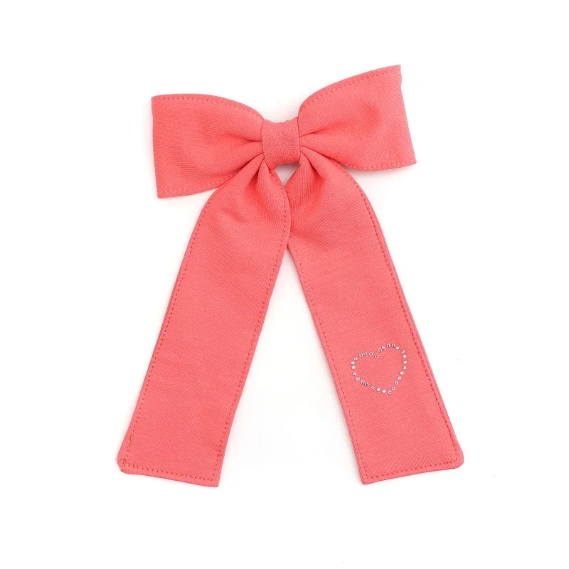 Cotton Ribbon Hairband Cute Hairpins Girls  Hair headband Barrettes Solid Clip Kids Headwear Fashion Hot Diamond Love Hair Acces