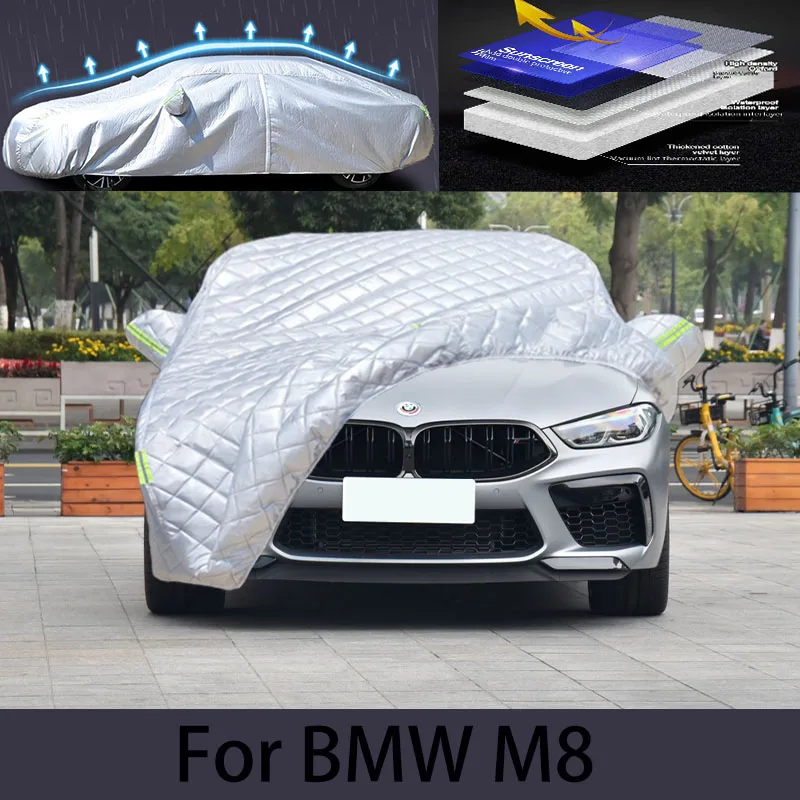 

For BMW M8 Car hail protection cover Auto rain protection scratch protection paint peeling protection car clothing