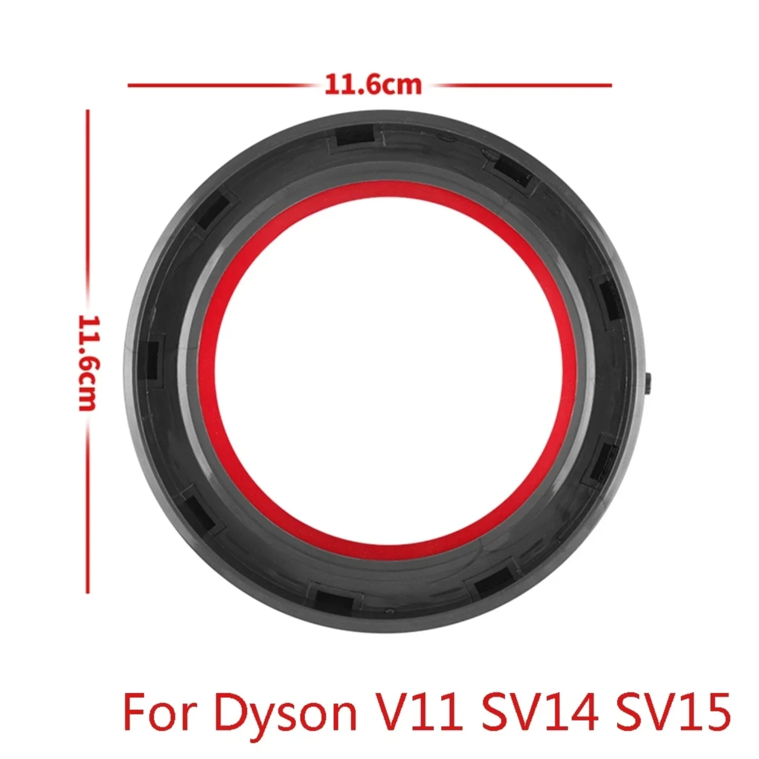 Premium High-quality Top Fixed Sealing Ring for V10 SV12 V11 SV14 SV15 Vacuum Cleaner - Replacement Dust Bin Collection Accessor