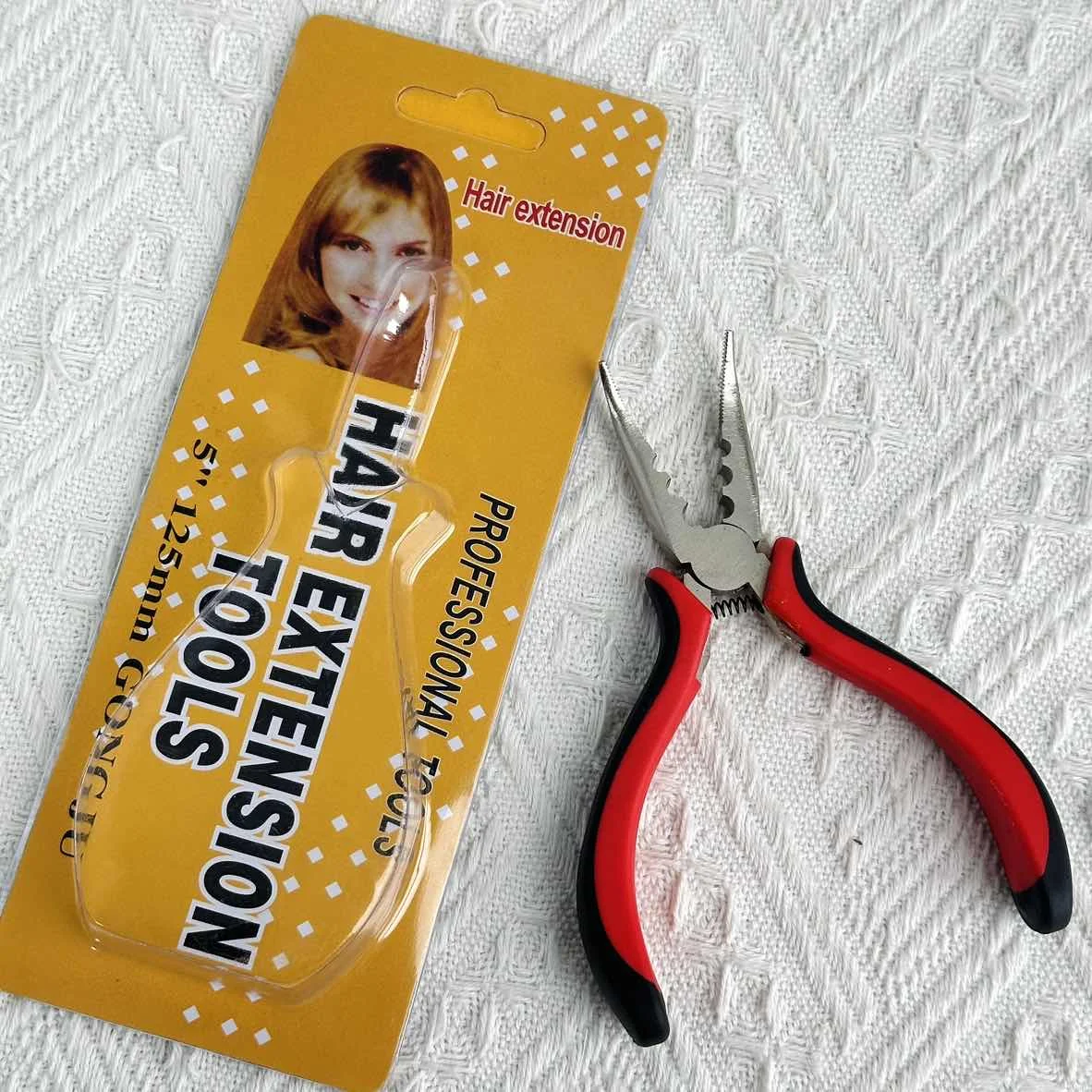 الانحناء تلميح كماشة للشعر التمديد المهنية C على شكل وصلات شعر أدوات ملقط ل وصلات شعر كبسولة إزالة ملقط