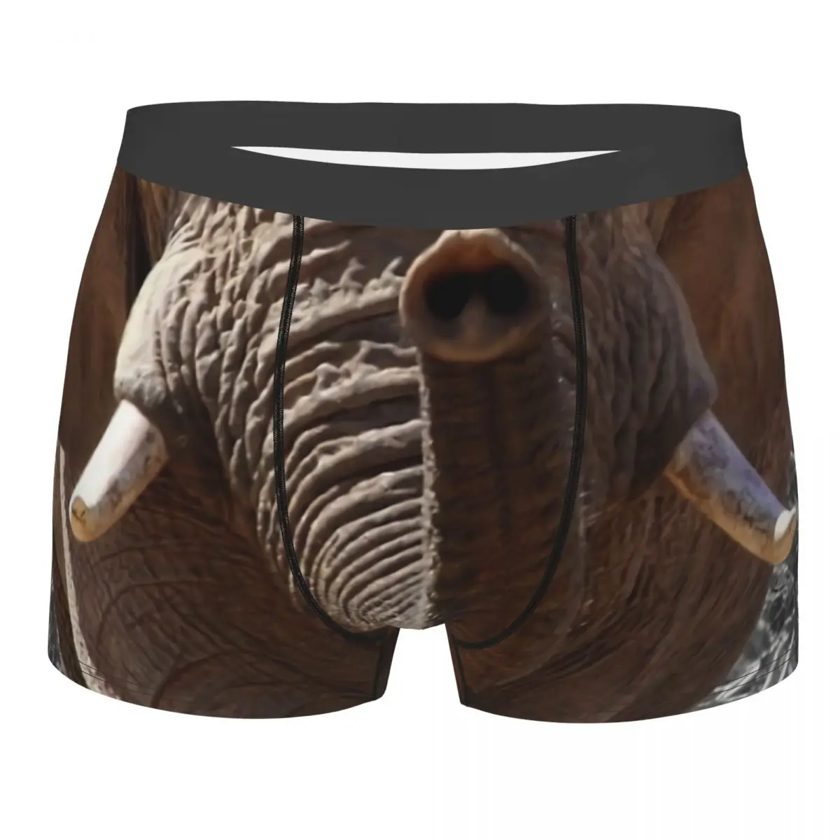 Elephant Muzzle Fun Face Man\'s Boxer Briefs Underpants Highly Breathable Gift Idea