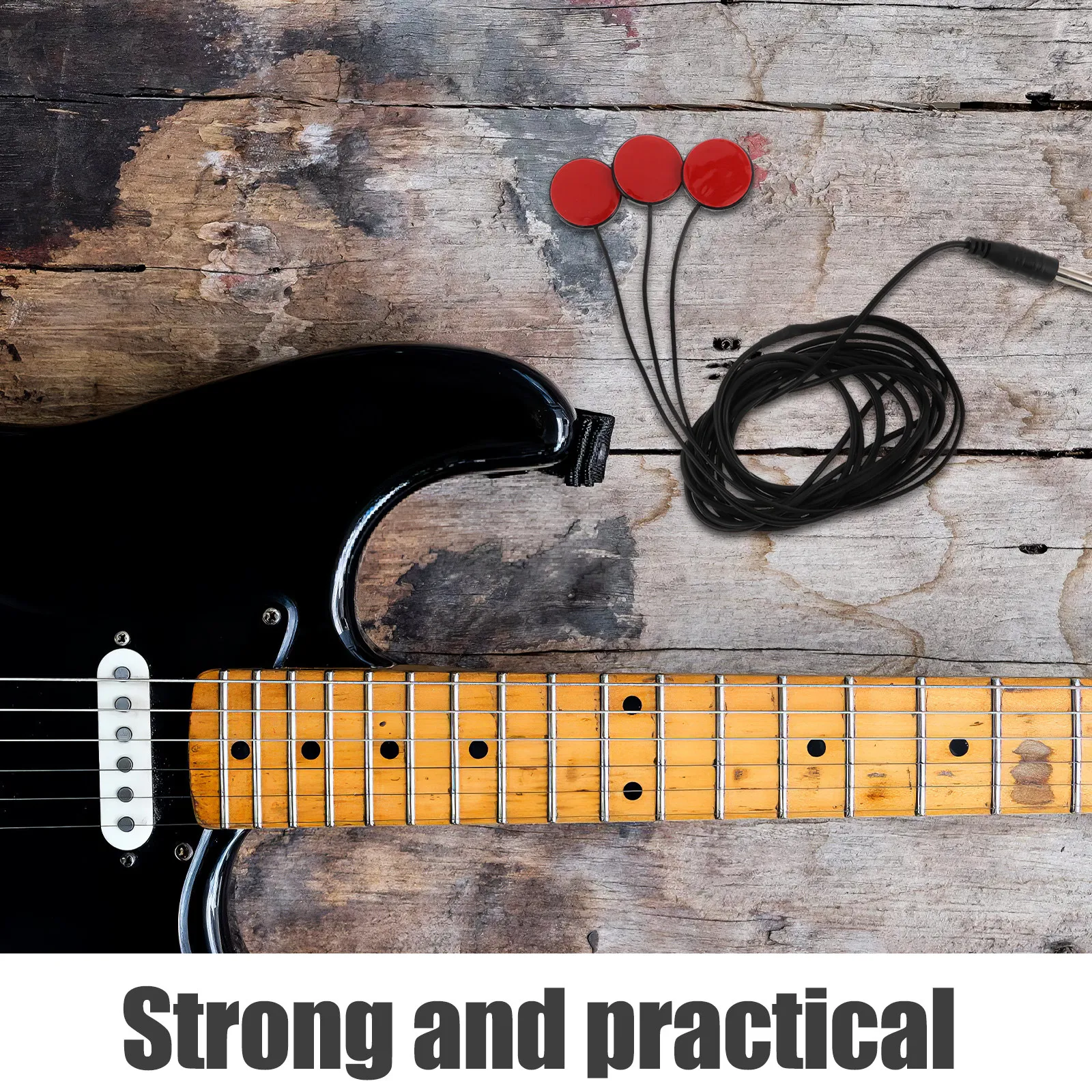 Acoustic Guitar Pickup Passive 6.35mm Adhesive Stick-on Soundhole Pickup Clear Sound Capture for Ukulele Folk Guitar Violin - view 6
