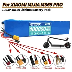 10 s3p 36V 100000mAh 36v batteria Scooter elettrico 18650 litio M365 Scooter elettrico 36v batteria Scooter