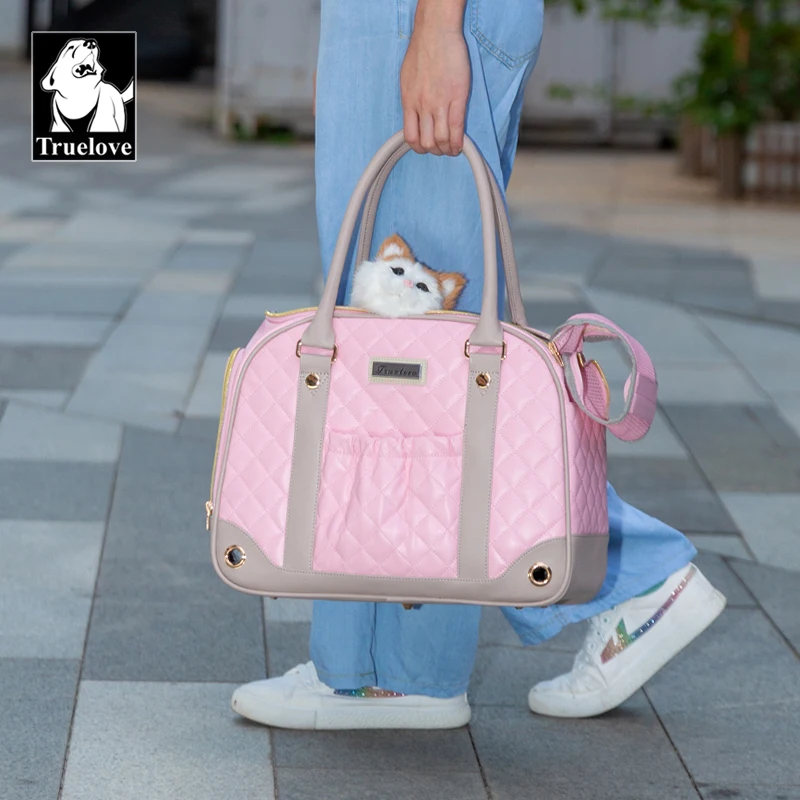 Imagem -04 - Truelove-bolsa Transportadora de Animais para Cão Pequeno e Gatinho Médio Respirável e Moda Tlx6971