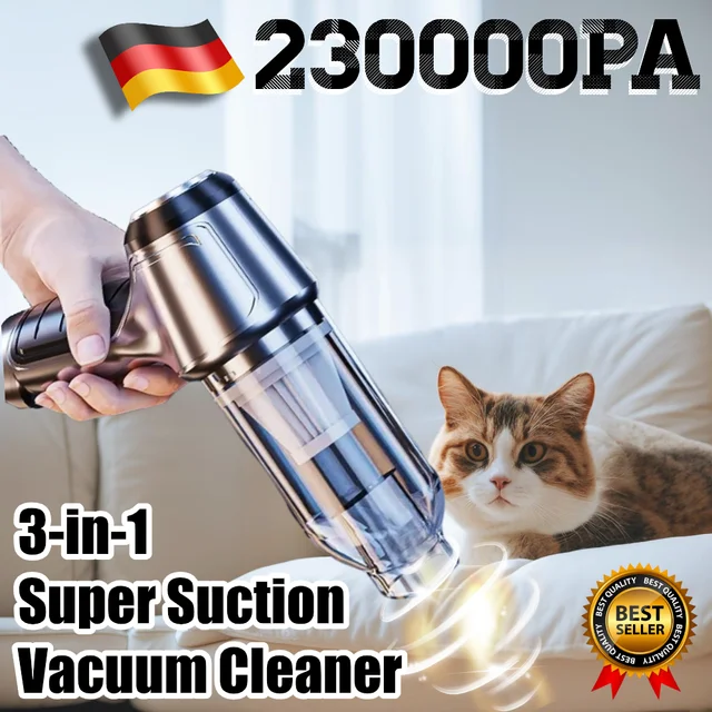 Wireless Handheld Car Vacuum Cleaner – Strong Suction Portable Cleaner – view 2