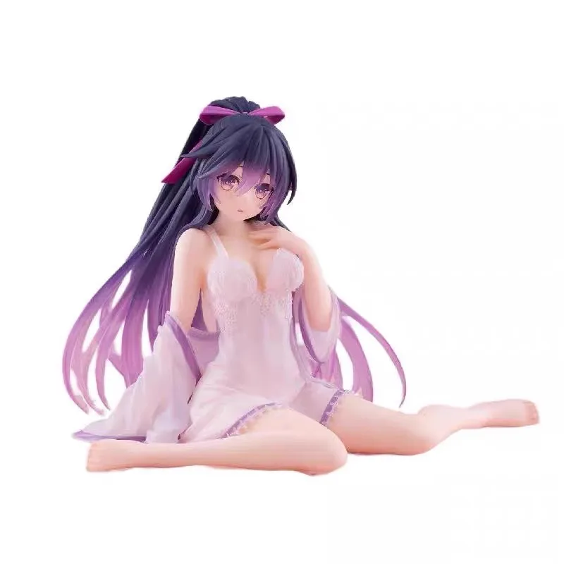 In Stock Original Genuine TAiTO DC Desktop Cute Yatogami Tohka Nightwear Ver. Anime Portrait Model Toy Collection Gift 13cm