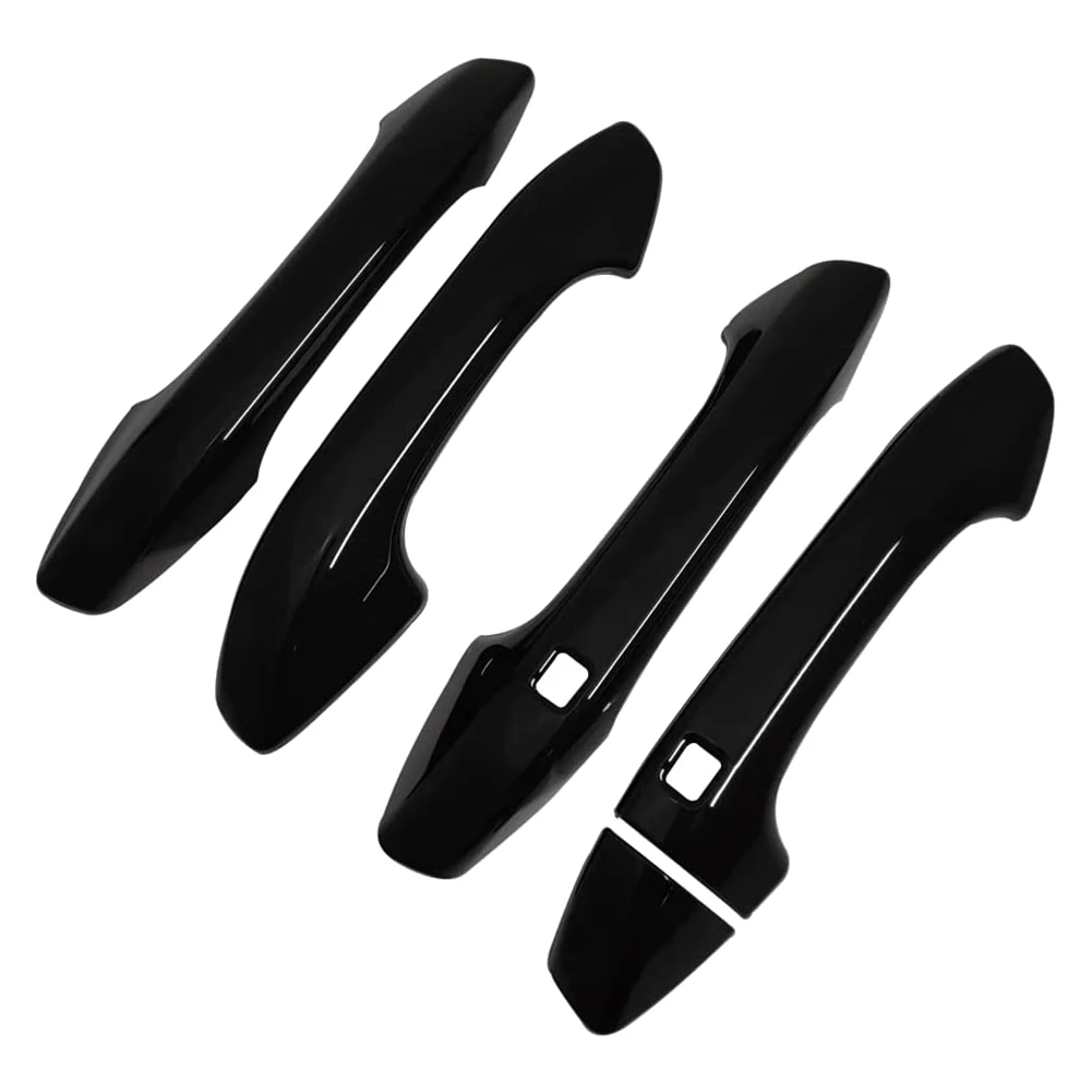 Bright Black Exterior Door Handle Cover Trim for Kia K5 Optima 2020 2021 2022 with Smart