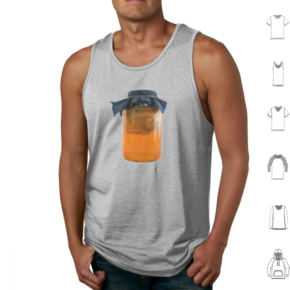 Kombucha Scoby Hotel pintura ilustración camisetas sin mangas estampado algodón Scoby Kombucha té Buch cultura simbiótica bacterias