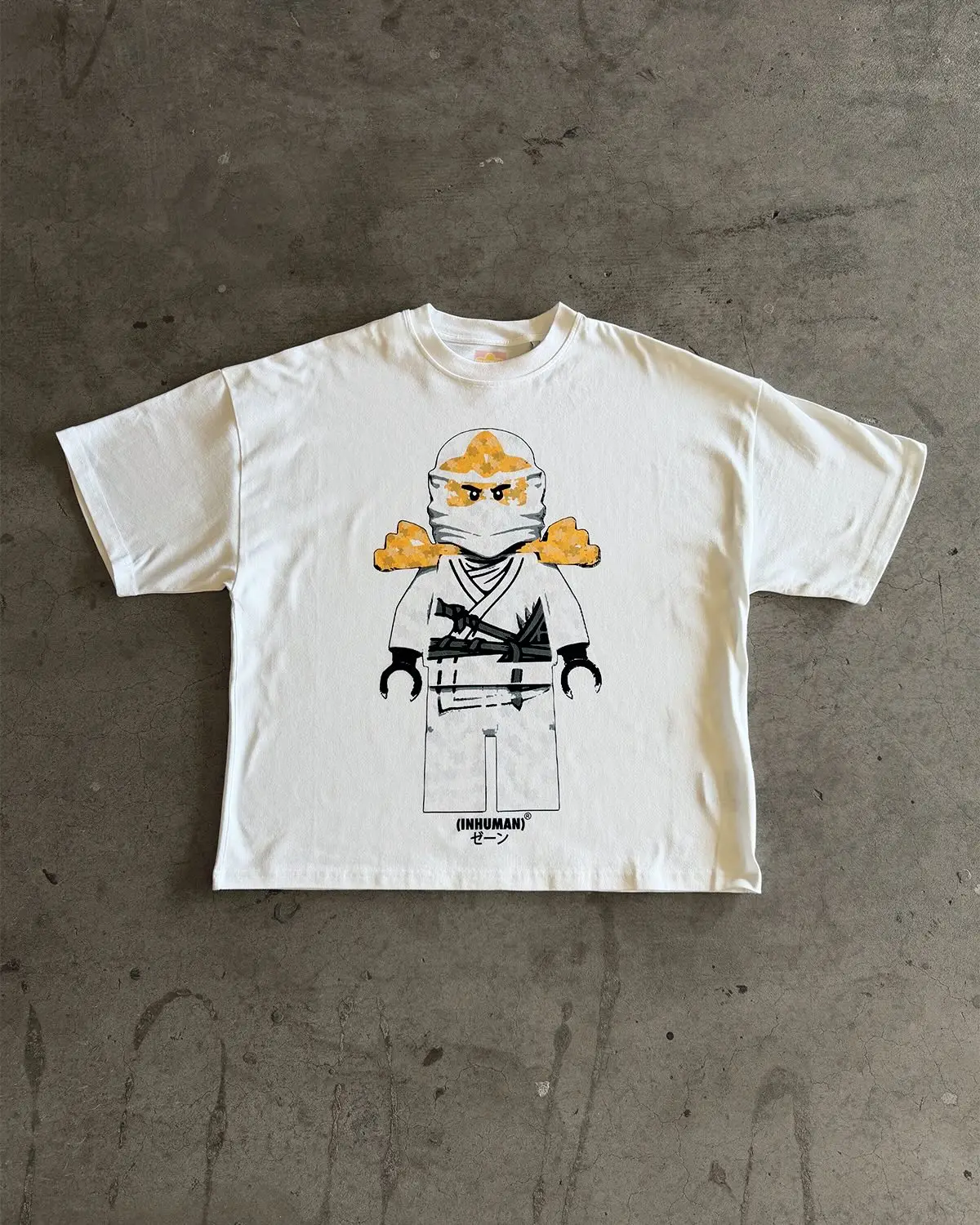 2026 Sommer Herren Hip-Hop Cartoon Japanischer Ninja-Print Kurzarm-T-Shirt Lässiges Bequemes Hemd – Detail 5