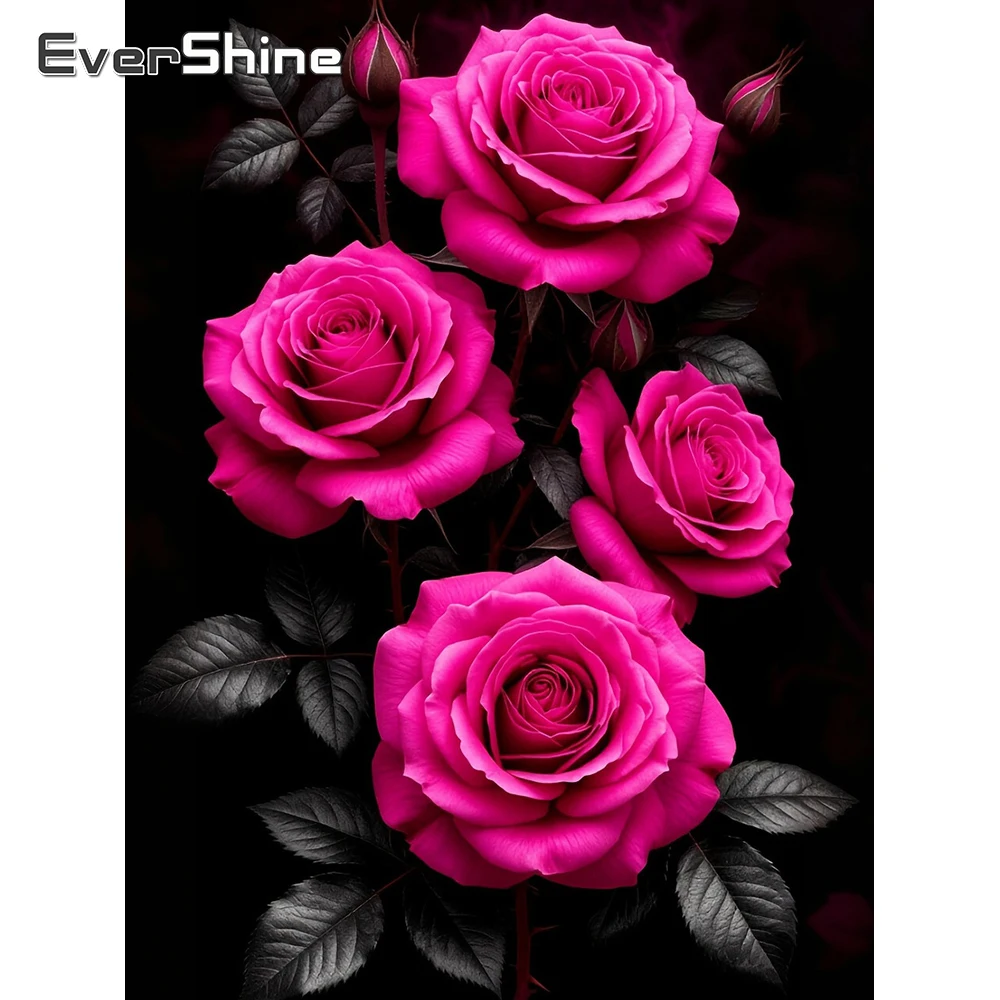 

Evershine Алмазная вышивка Роза Картина Стразы Новое поступление Картина Цветок Полный дрель Квадратный набор мозаики Декор для дома