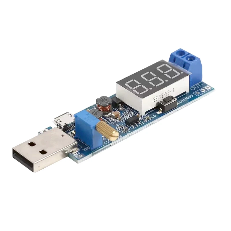 DC-DC 5V to 3.5V / 12V USB Step UP / Down Power Supply Module Adjustable Boost Buck Converter Out DC 1.2V-24V