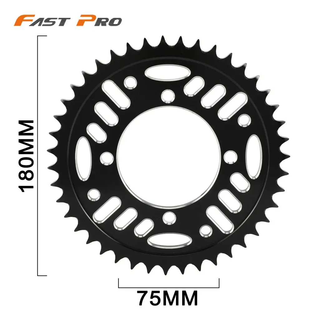 Chain Sprocket 41T 43T Motorcycles Accessories For Honda KTM YAMAHA Kawasaki Suzuki Dirt Pit Bike Parts 7075 Aluminum 50-170cc